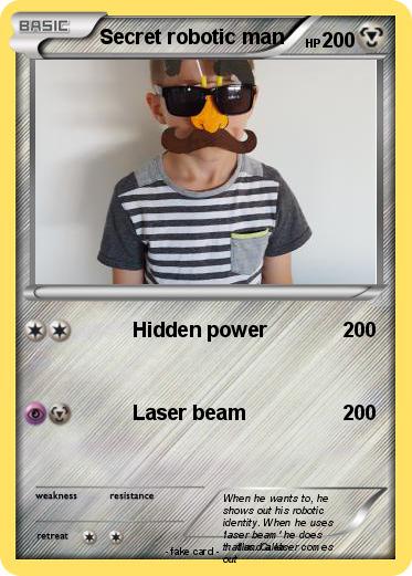 Pokemon Secret robotic man