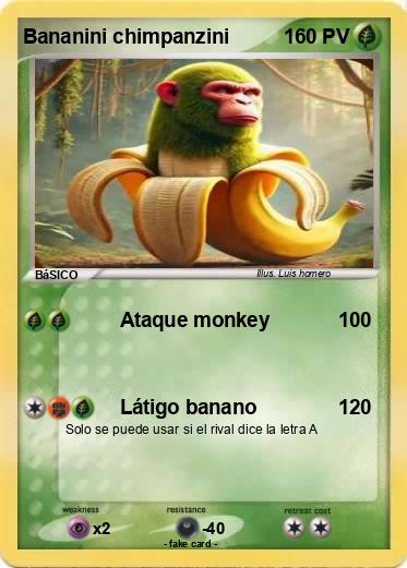 Pokemon Bananini chimpanzini