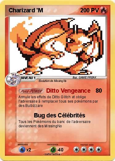 Pokemon Charizard 'M