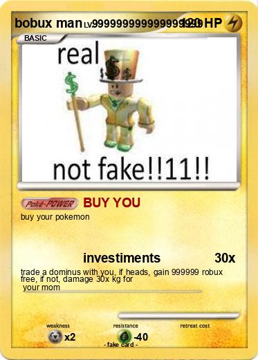 Pokemon bobux man