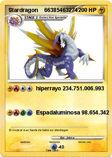 Pokemon Stardragon    66385463274