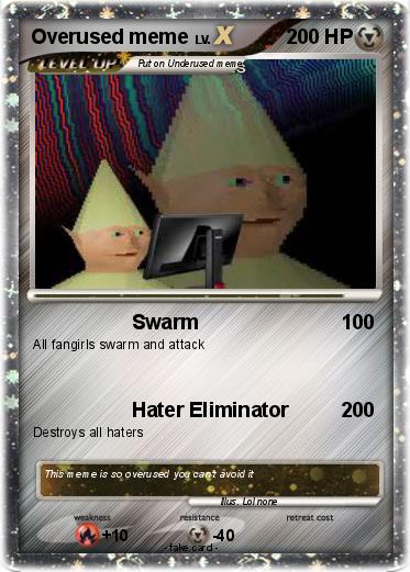 Pokemon Overused meme