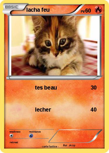 Pokemon lacha feu