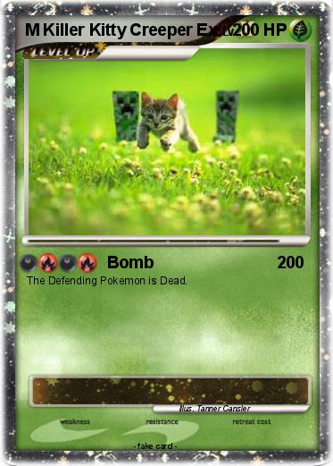 Pokemon M Killer Kitty Creeper Ex