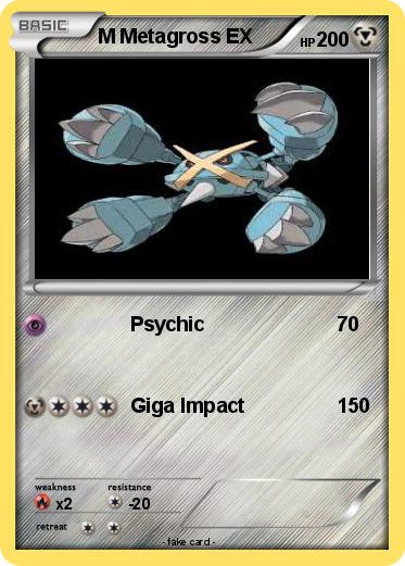 Pokemon M Metagross EX