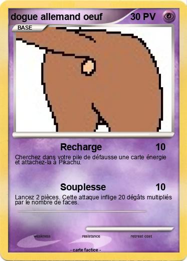 Pokemon dogue allemand oeuf