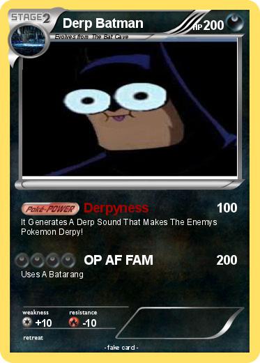 Pokemon Derp Batman