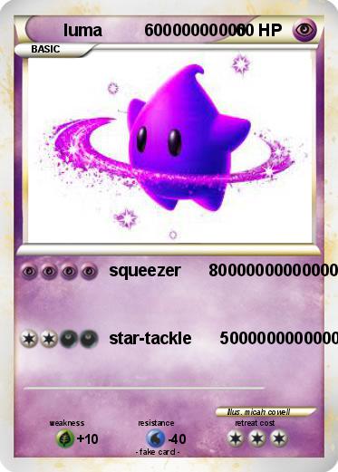 Pokemon luma         60000000000