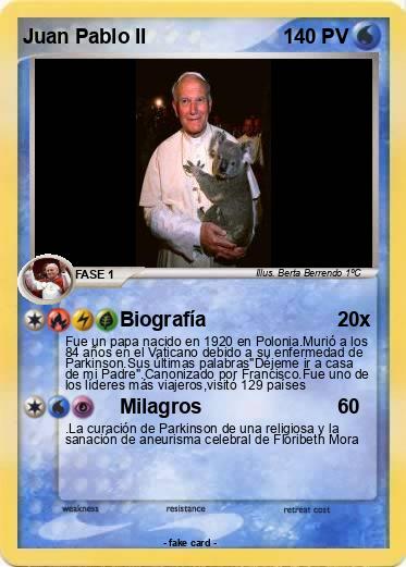 Pokemon Juan Pablo II