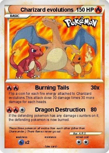 Pokemon Charizard evolutions