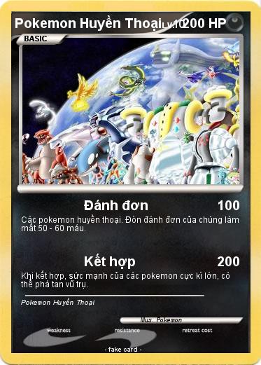 Pokemon Pokemon Huyền Thoại