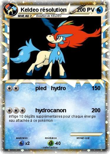 Pokemon Keldeo résolution
