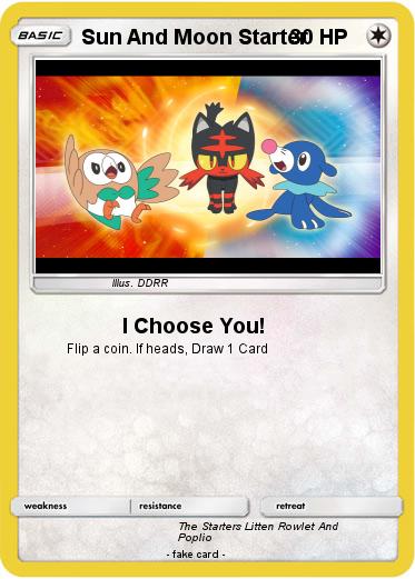 Pokemon Sun And Moon Starter
