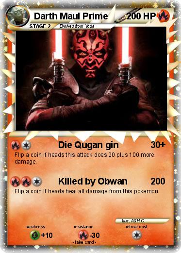 Pokemon Darth Maul Prime