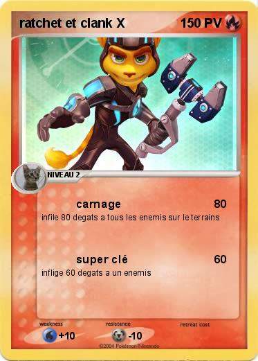 Pokemon ratchet et clank X