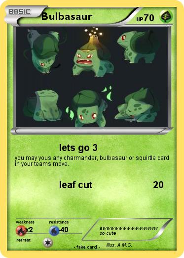 Pokemon Bulbasaur