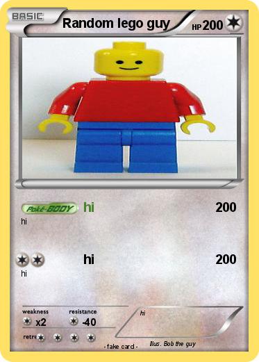 Pokemon Random lego guy