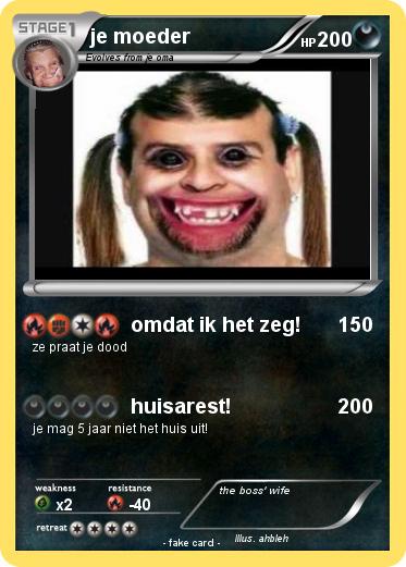 Pokemon je moeder