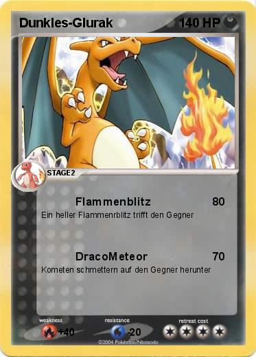 Pokemon Dunkles-Glurak