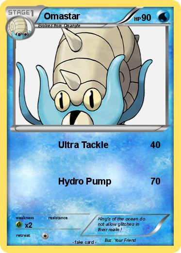Pokemon Omastar