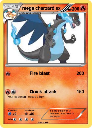 Pokemon mega charzard ex
