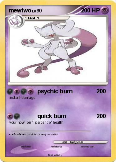 Pokemon mewtwo