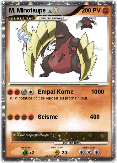 Pokemon M. Minotaupe