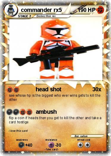 Pokemon commander rx5
