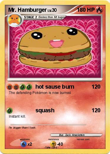 Pokemon Mr. Hamburger