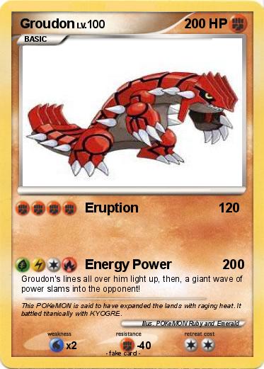 Pokemon Groudon