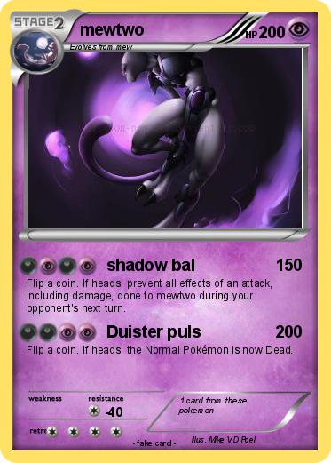Pokemon mewtwo