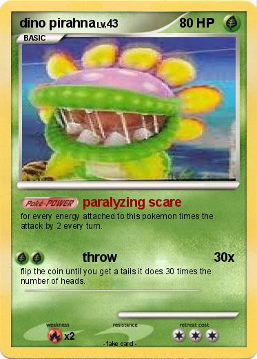 Pokemon dino pirahna