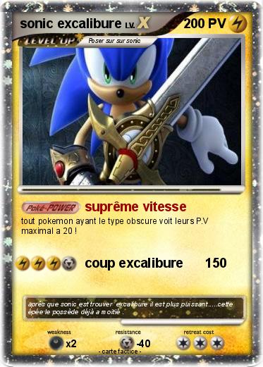 Pokemon sonic excalibure