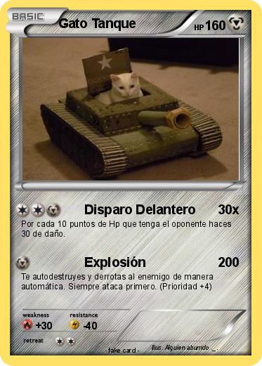 Pokemon Gato Tanque