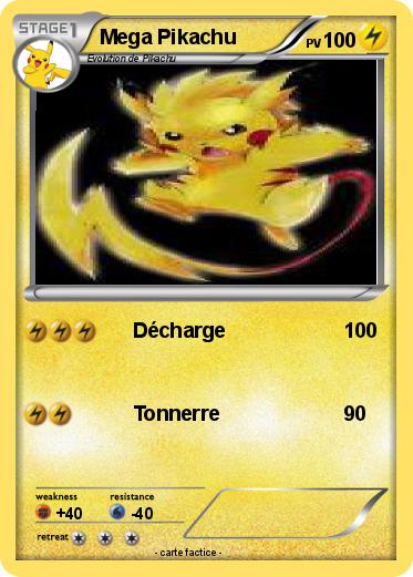 Pokemon Mega Pikachu