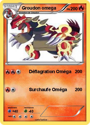 Pokemon Groudon omega