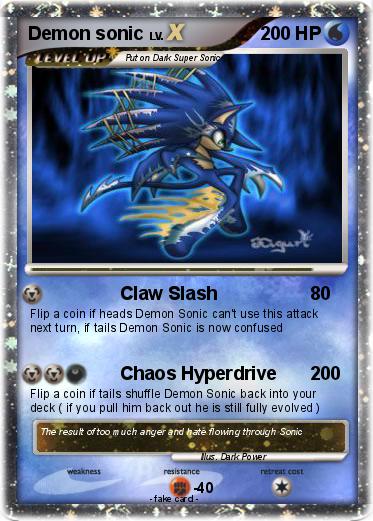 Pokemon Demon sonic