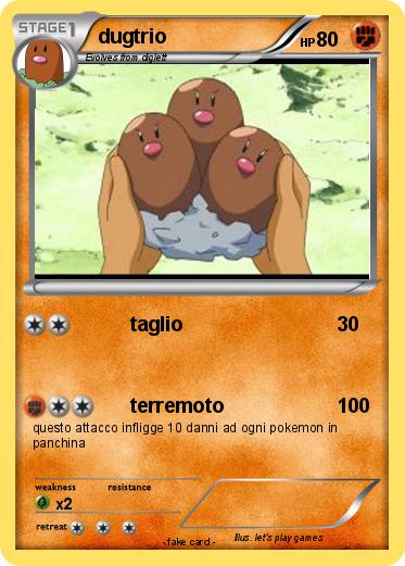 Pokemon dugtrio