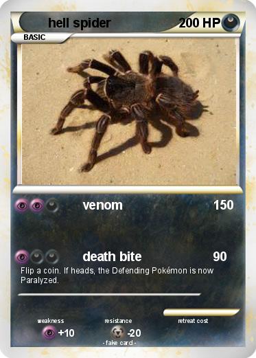 Pokemon hell spider