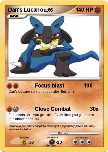 Pokemon Dan's Lucario