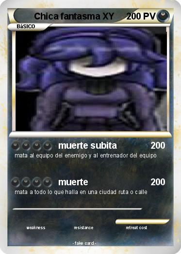 Pokemon Chica fantasma XY