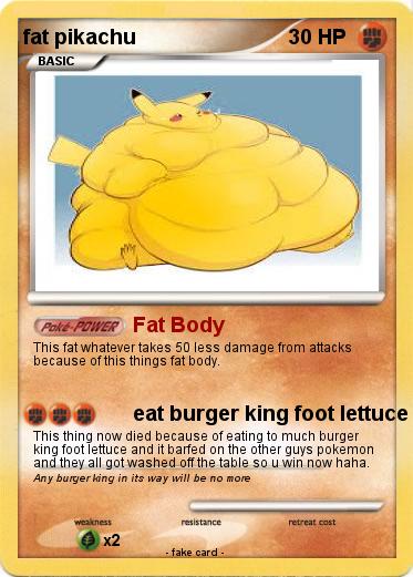 Pokemon fat pikachu