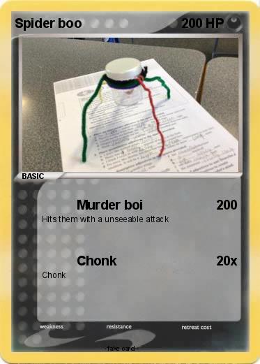 Pokemon Spider boo