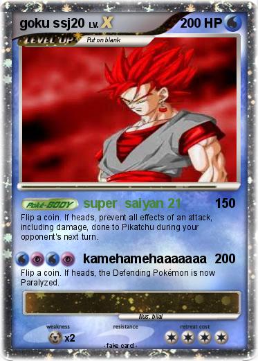 Pokemon goku ssj20