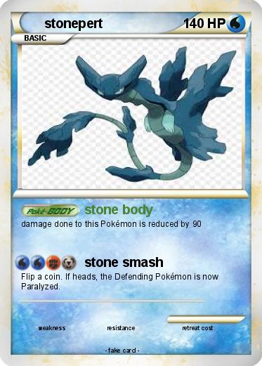 Pokemon stonepert