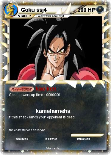 Pokemon Goku ssj4