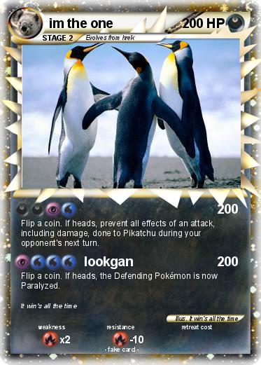 Pokemon im the one