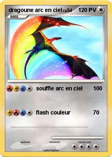 Pokemon dragoune arc en ciel