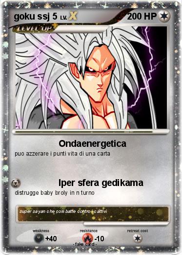 Pokemon goku ssj 5