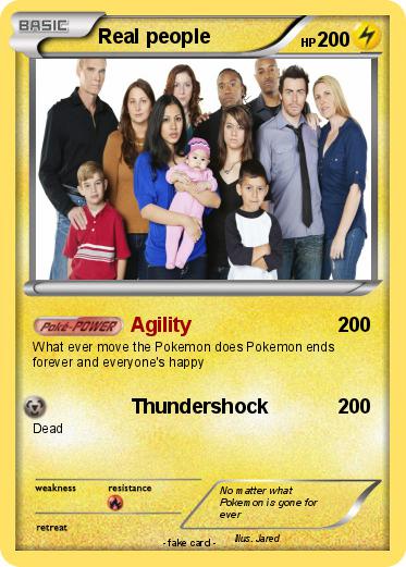 Pokemon Real people